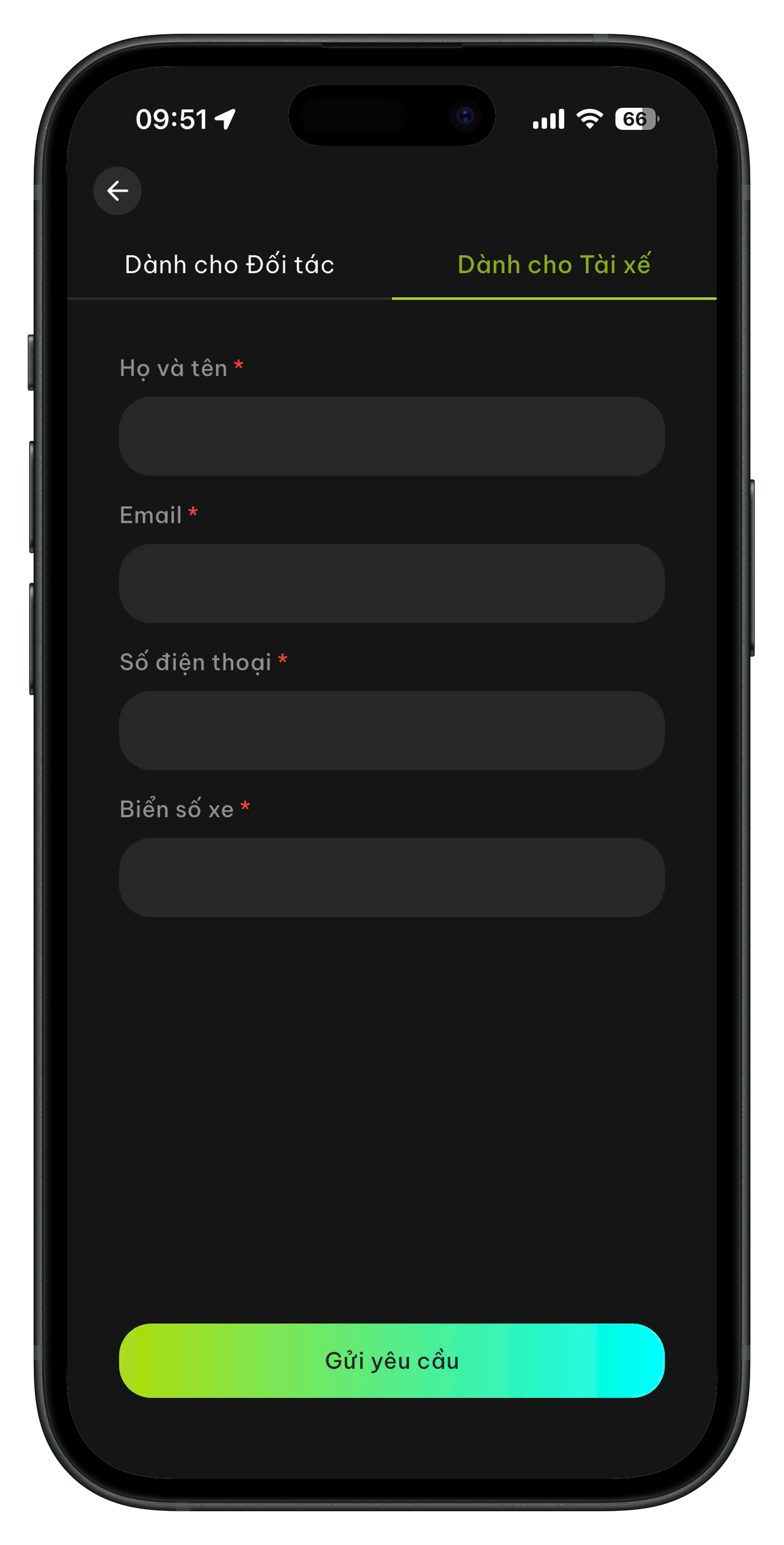Bước 2: Đăng ký